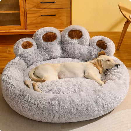 Cozy Flannel Pet Bed for Cats and Dogs