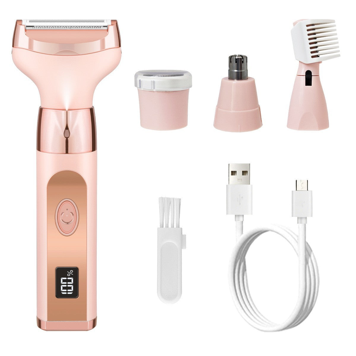 Multifunctional Electric Hair Trimmer with Digital Display