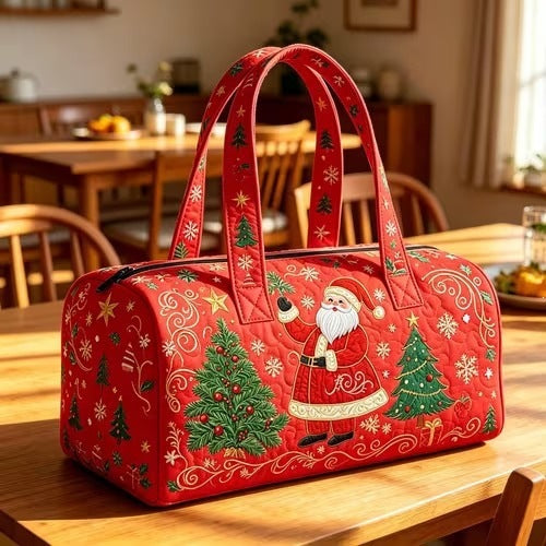 Quilted Cotton Travel Yoga Bag