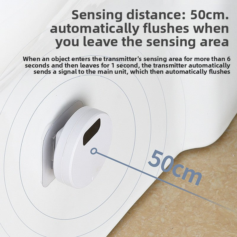 Intelligent Induction Toilet Flusher with Charging Host