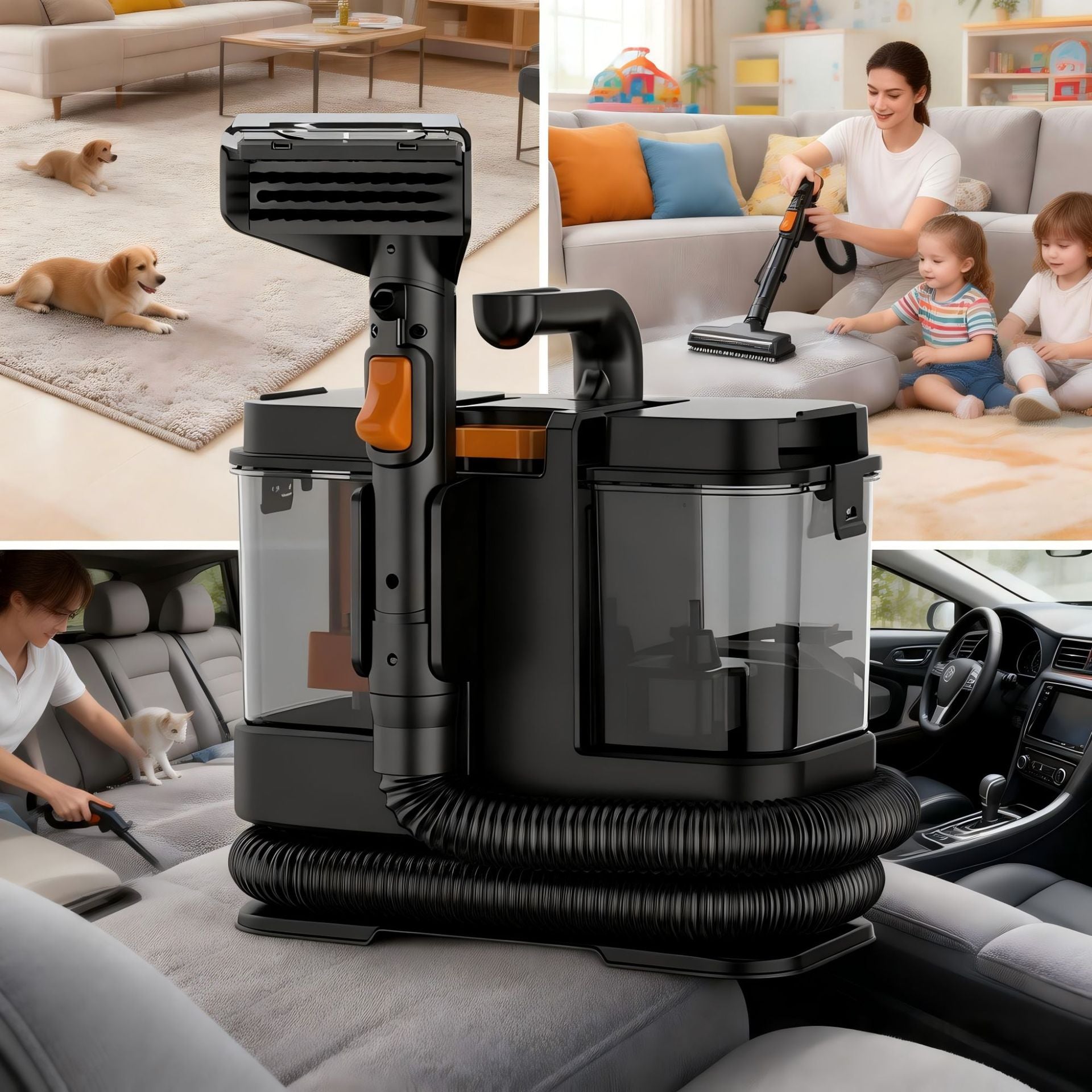 Multi-Function Fabric and Carpet Cleaner
