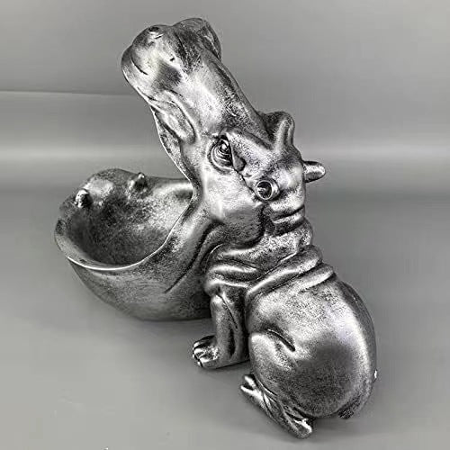Hippo Statue Candy Key Bowl