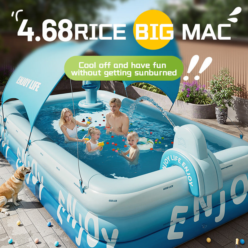 Piscina inflable engrosada para recreación familiar