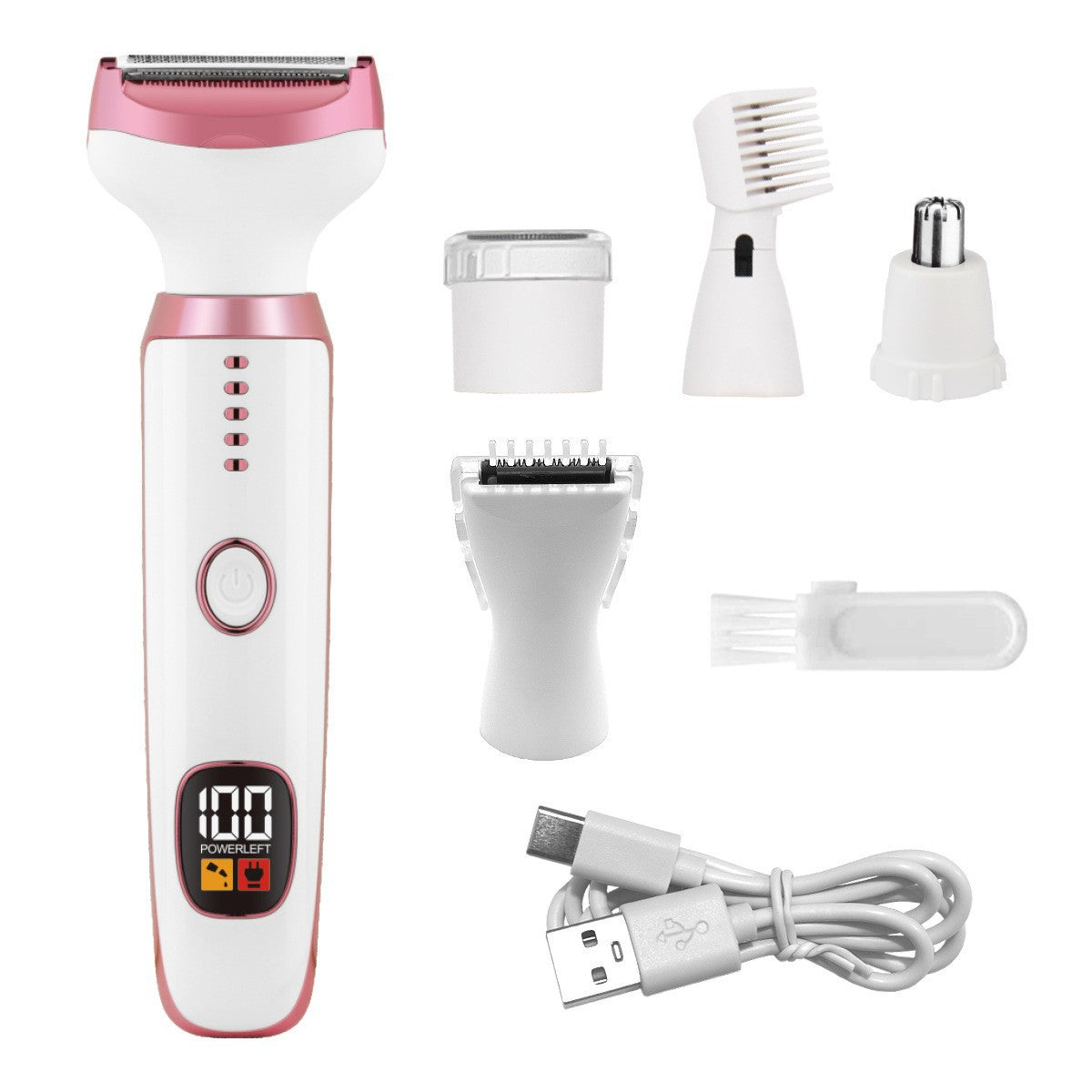 Multifunctional Electric Hair Trimmer with Digital Display