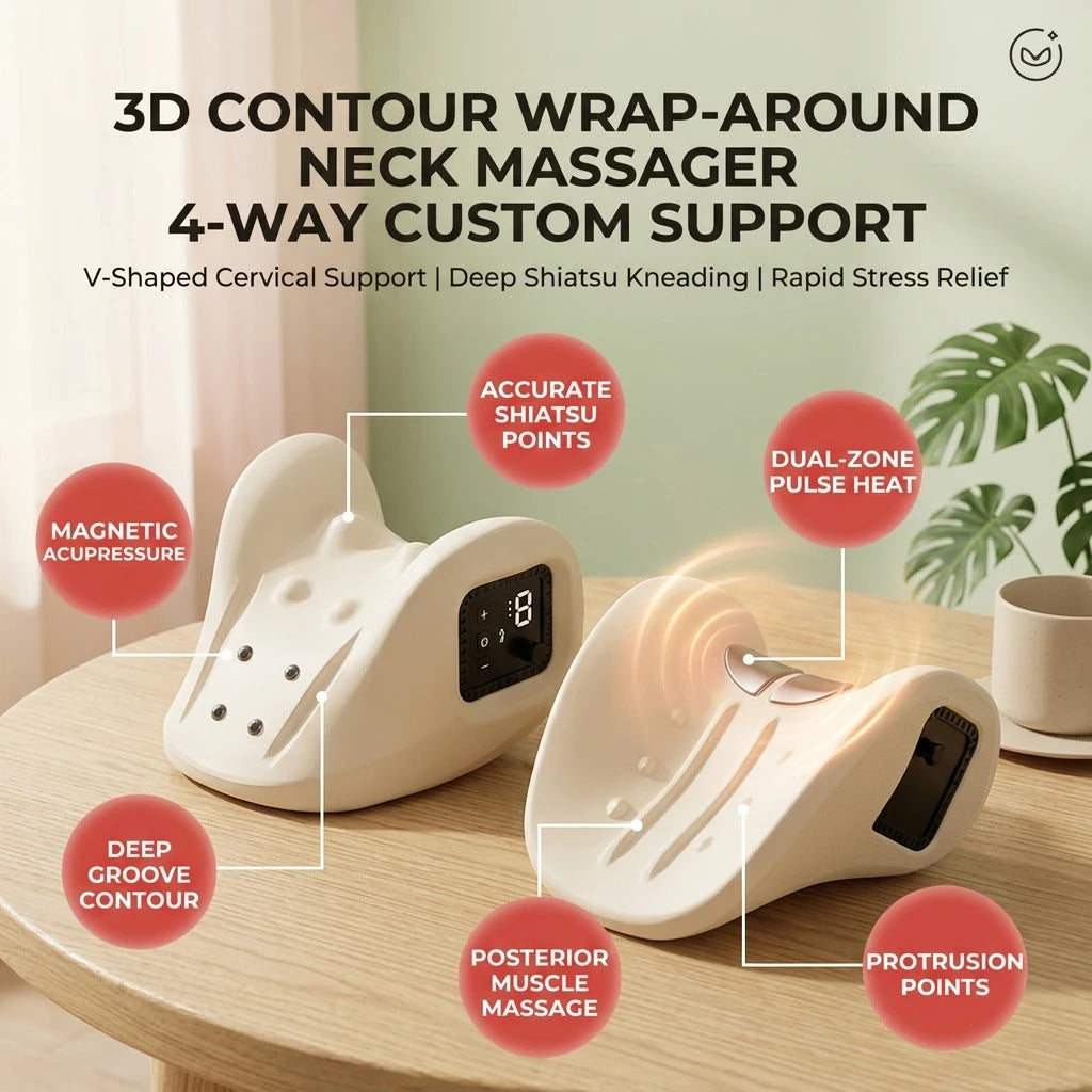 Electric Heating Massage Pillow