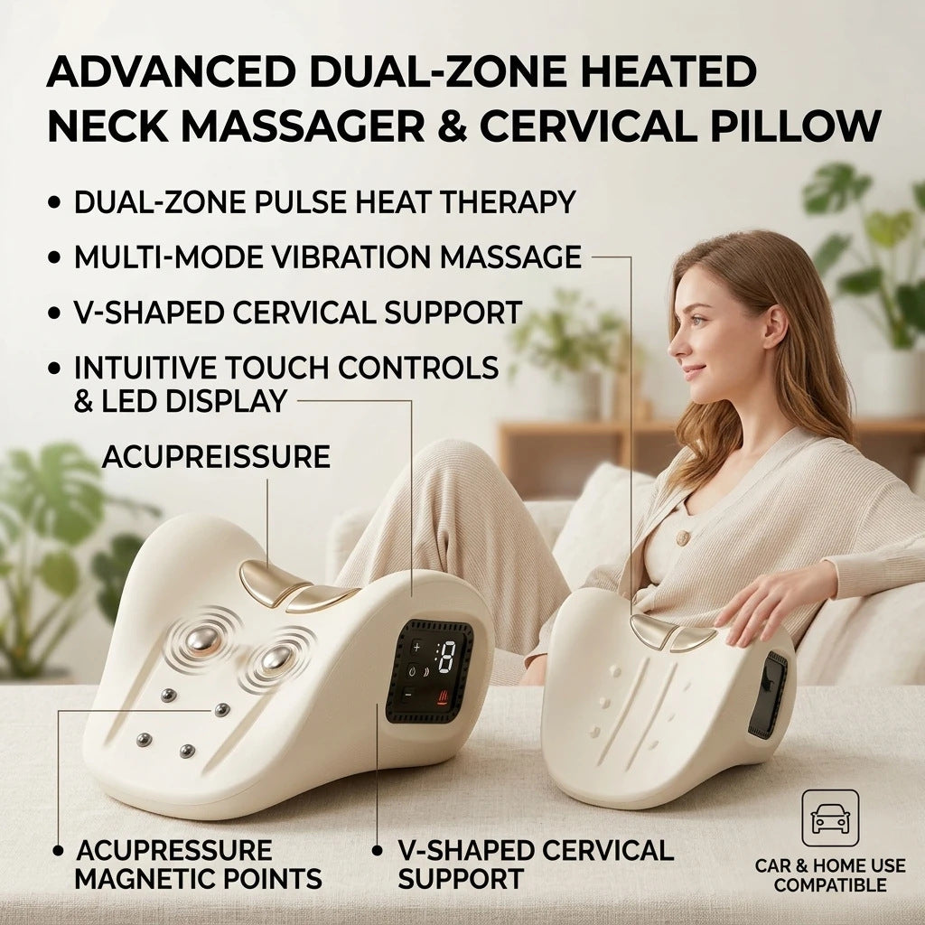 Electric Heating Massage Pillow