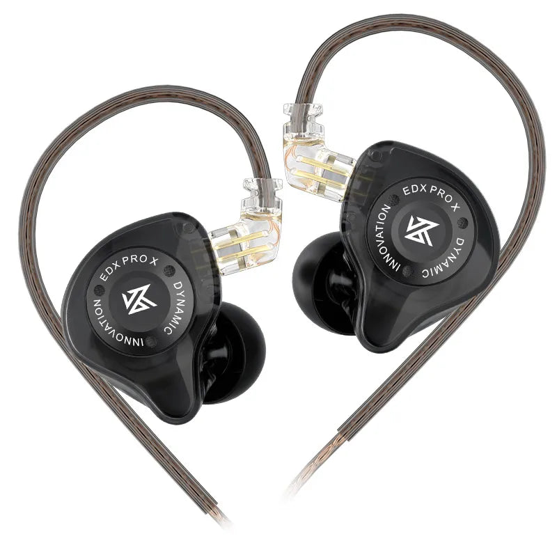 Auriculares KZ EDX PRO X con Driver Dinámico, Auriculares HIFI con Bajos, Auriculares Deportivos con Cancelación de Ruido, KZ EDX PROX ZSTX ZSN PROX EDC EDA ZVX