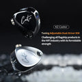 KZ Castor-auriculares intrauditivos HiFi, 2 dinámicos de alta gama, con armadura equilibrada sintonizable, Monitor, auriculares con cancelación