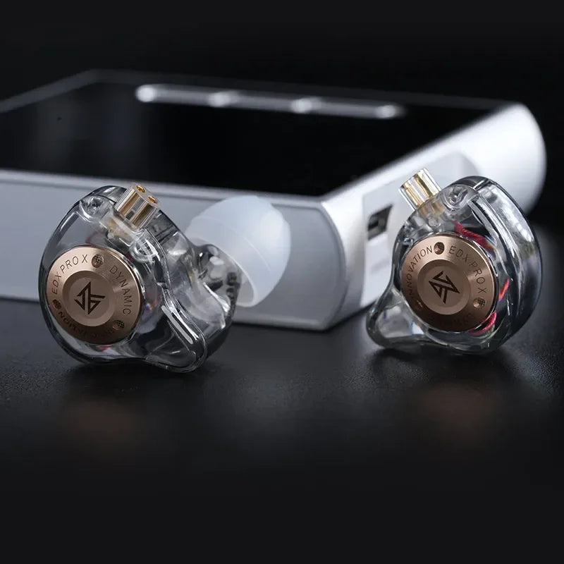 Auriculares KZ EDX PRO X con Driver Dinámico, Auriculares HIFI con Bajos, Auriculares Deportivos con Cancelación de Ruido, KZ EDX PROX ZSTX ZSN PROX EDC EDA ZVX