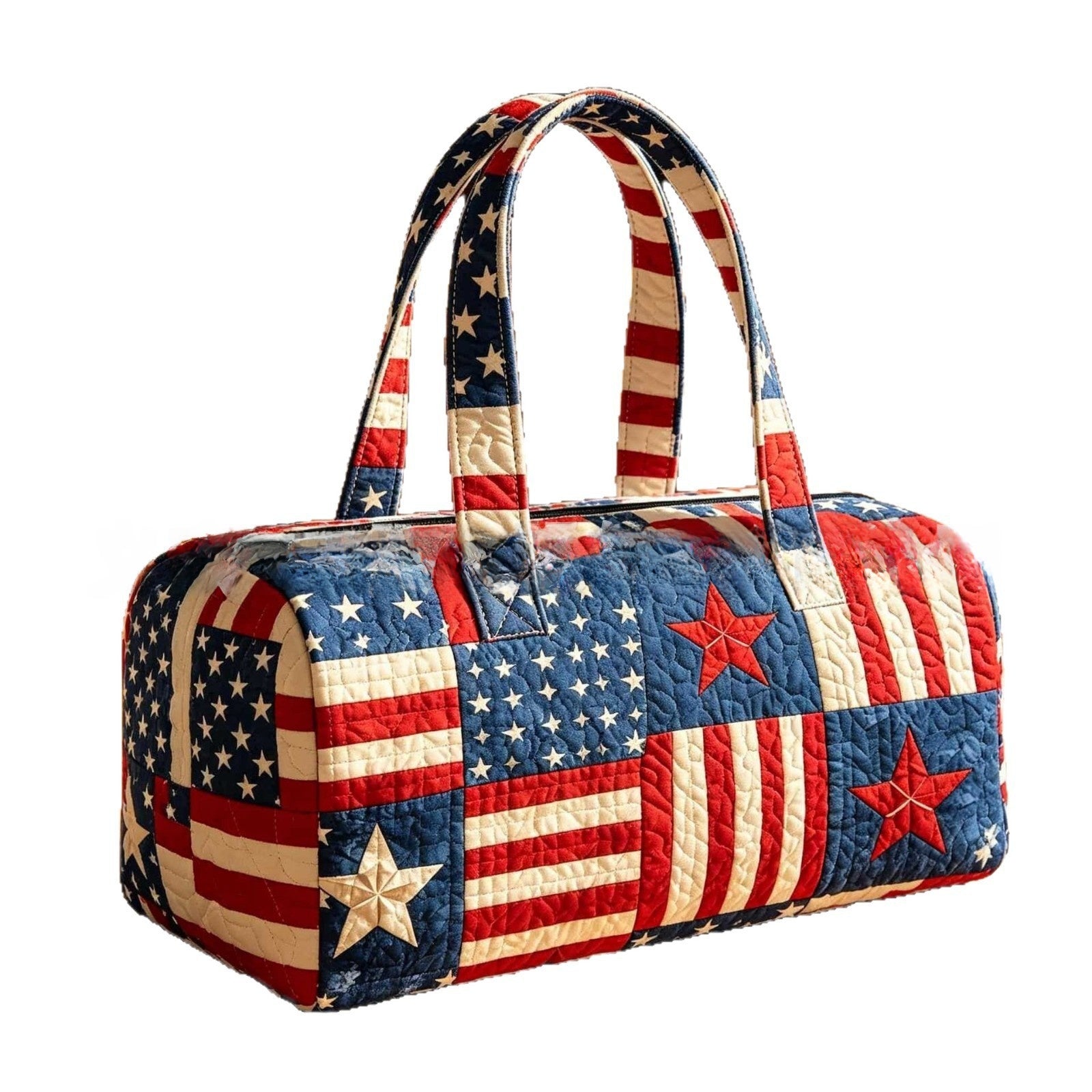 Quilted Cotton Travel Yoga Bag