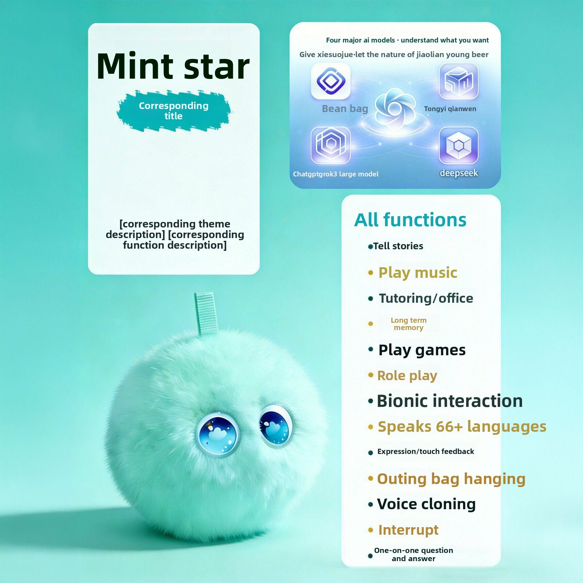 AI Interactive Plush Learning Companion