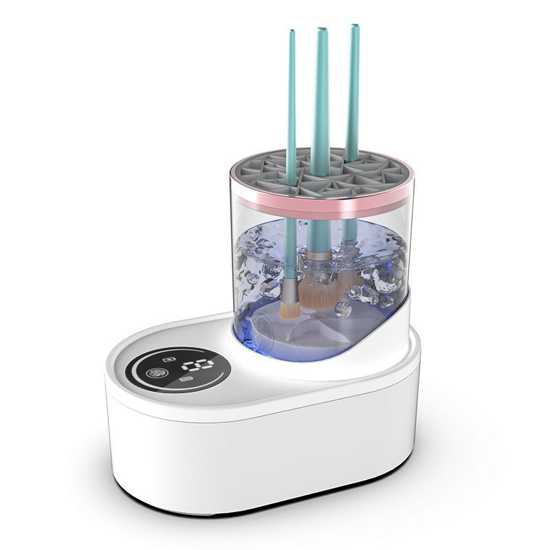Automatic Cosmetic Brush Cleaning Tool